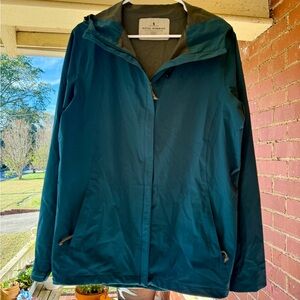 Royal Robbins Oakham Waterproof Jacket In Teal XL